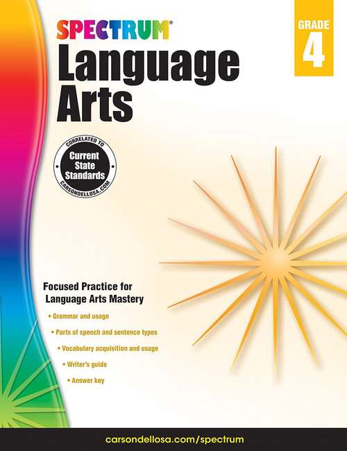 Book cover of Spectrum Language Arts (Grade #4)