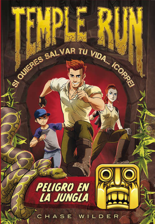 Book cover of Peligro en la jungla (Temple Run 1) (Temple Run: Volumen 1)