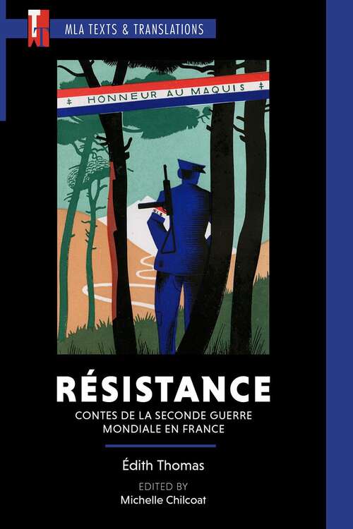 Book cover of Résistance: Contes de la Seconde Guerre mondiale en France (Texts and Translations #34)