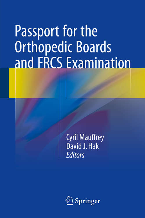 Book cover of Passport for the Orthopedic Boards and FRCS Examination