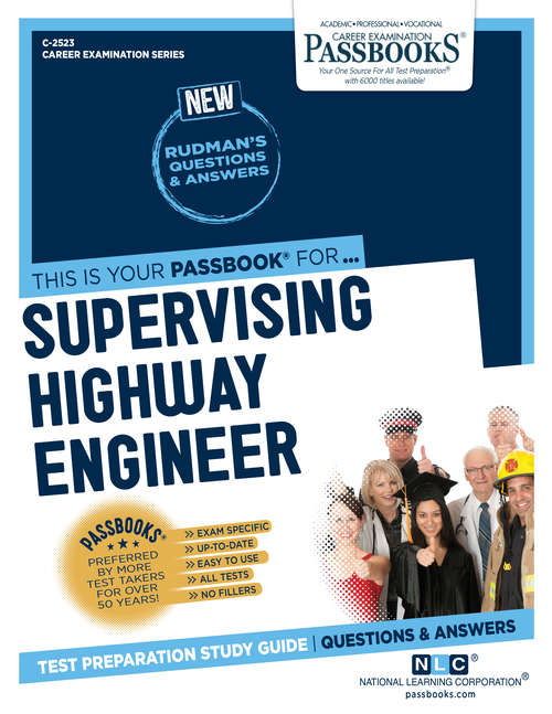 Book cover of Supervising Highway Engineer: Passbooks Study Guide (Career Examination Series)