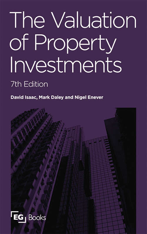 Book cover of The Valuation of Property Investments (7)