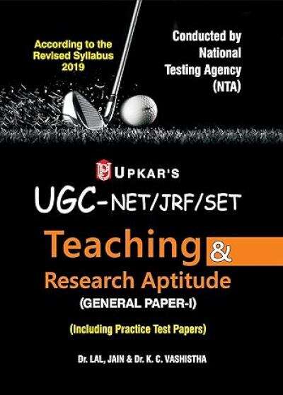 Book cover of Upkar's Teaching and Research Aptitude - competitive exam