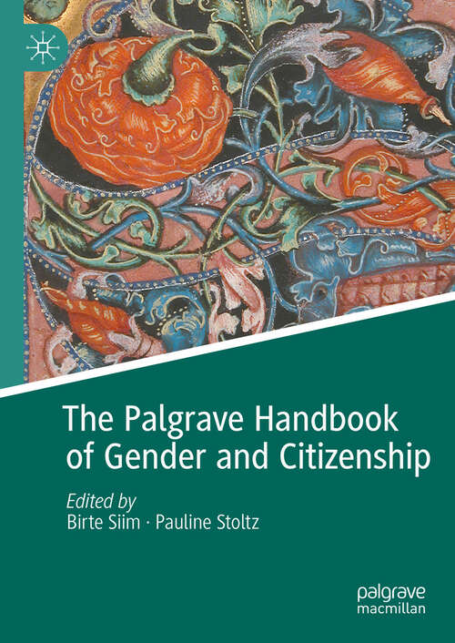 Book cover of The Palgrave Handbook of Gender and Citizenship (2024)