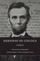 Book cover of Herndon on Lincoln: Letters