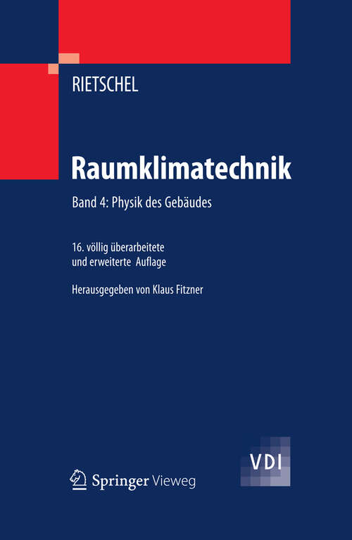 Book cover of Raumklimatechnik