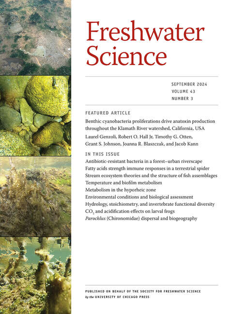 Book cover of Freshwater Science, volume 43 number 3 (September 2024)