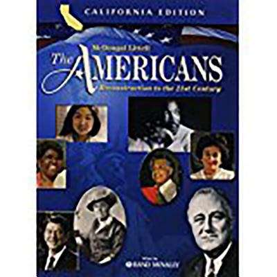 Book cover of The Americans: Reconstruction to the 21st Century (California)