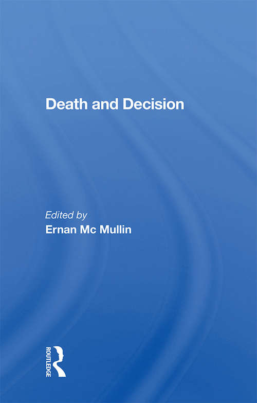 Book cover of Death And Decision