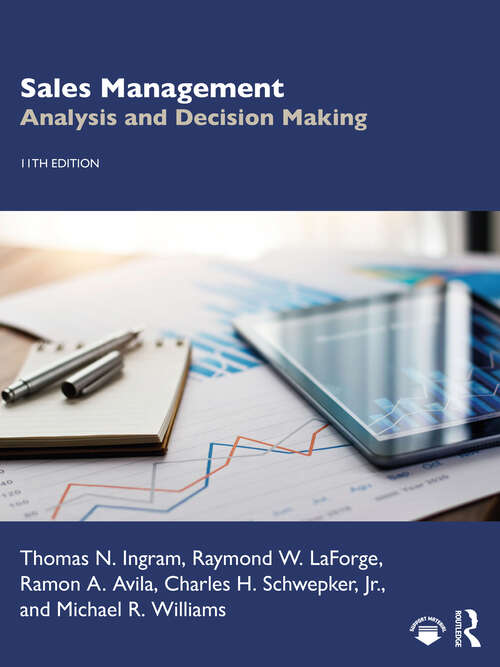 Book cover of Sales Management: Analysis and Decision Making (11)