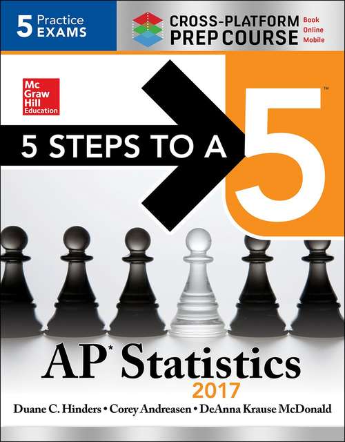 Book cover of 5 Steps to A 5: AP Statistics 2017