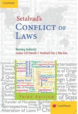 Book cover of Setalvad's Conflict of Laws - Third Edition