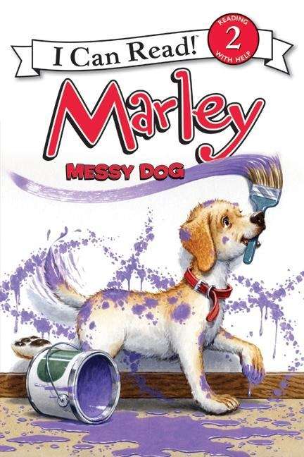 Book cover of Marley: Messy Dog (I Can Read!: Level 2)