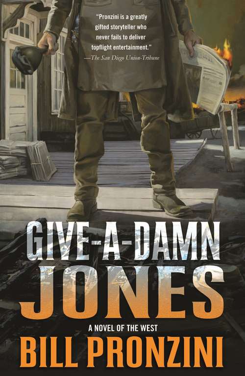 Book cover of Give-a-Damn Jones: A Novel of the West