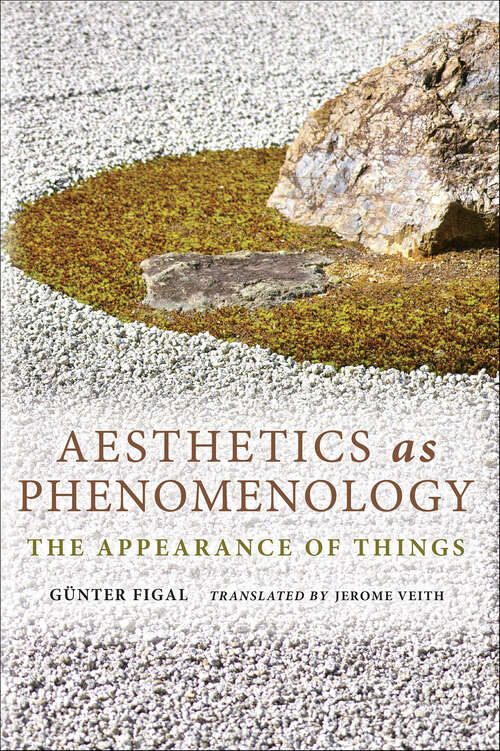 Book cover of Aesthetics as Phenomenology: The Appearance of Things (Studies in Continental Thought)