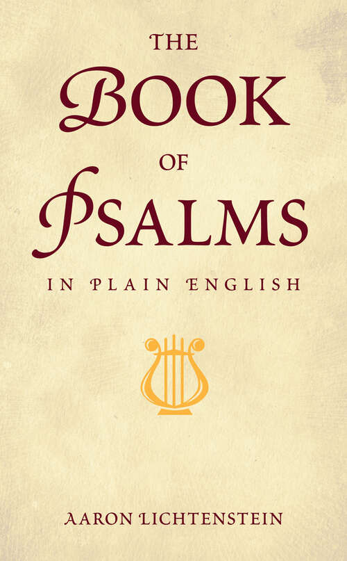 Book cover of The Book of Psalms in Plain English: A Contemporary Reading of Tehillim