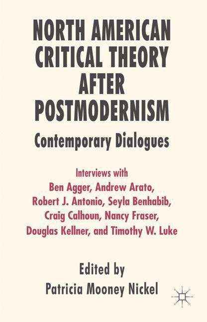 Book cover of North American Critical Theory after Postmodernism