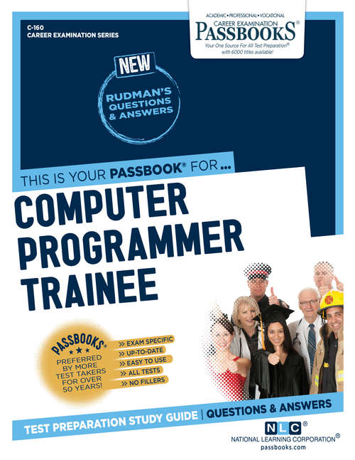 Book cover of Computer Programmer Trainee: Passbooks Study Guide (Career Examination Series)