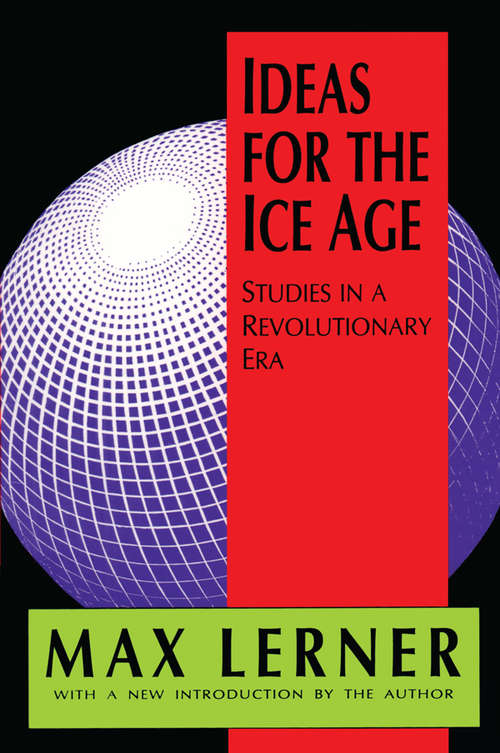 Book cover of Ideas for the Ice Age: Studies in a Revolutionary Era