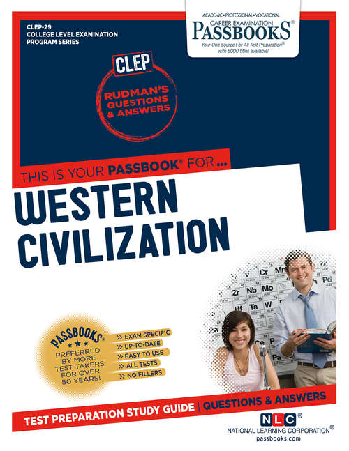 Book cover of WESTERN CIVILIZATION: Passbooks Study Guide (College Level Examination Program Series (CLEP): Dantes-60)