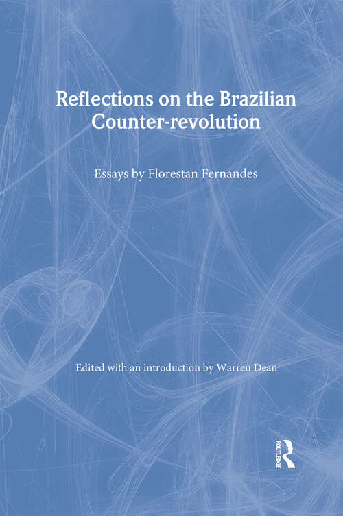 Book cover of Reflections on the Brazilian Counter-revolution