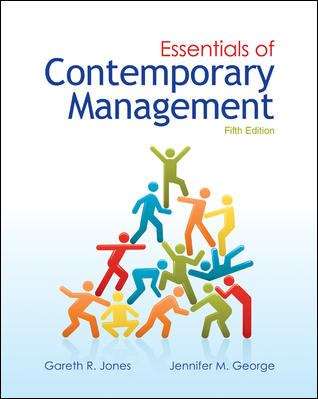 Book cover of Essentials of Contemporary Management (Fifth Edition)