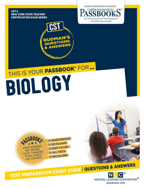 Book cover of Biology: Passbooks Study Guide (New York State Teacher Certification Examination Series (NYSTCE): F No. 28)