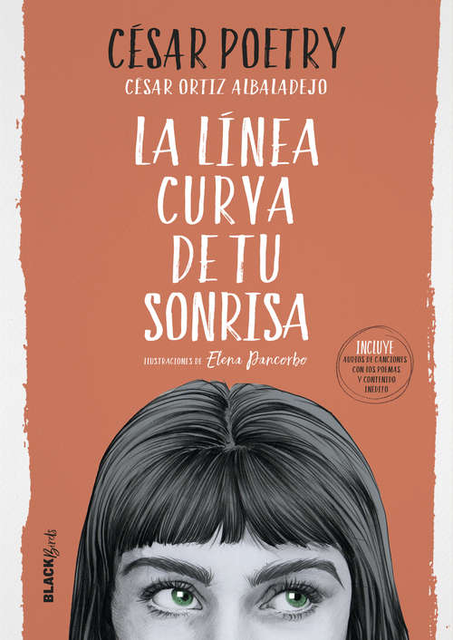 Book cover of La línea curva de tu sonrisa (Colección #BlackBirds)