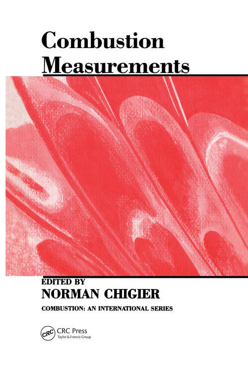 Book cover of Combustion Measurements