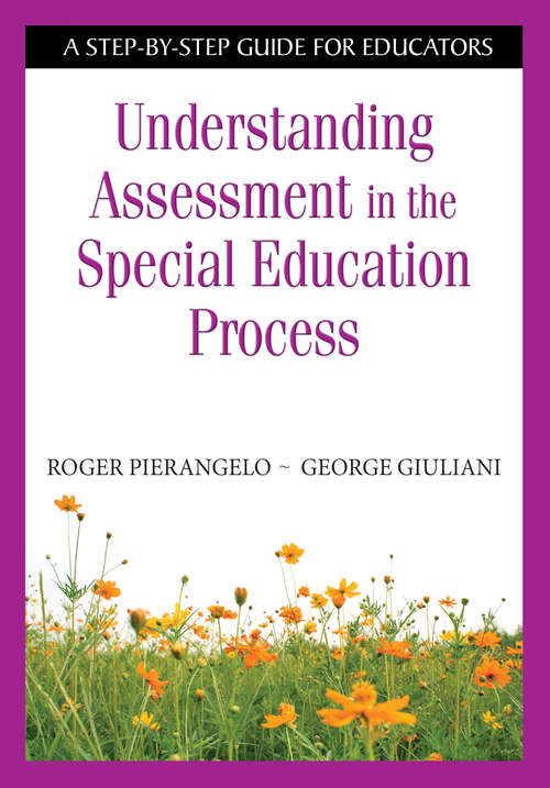 Book cover of Understanding Assessment in the Special Education Process: A Step-by-Step Guide for Educators