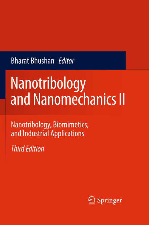 Book cover of Nanotribology and Nanomechanics I