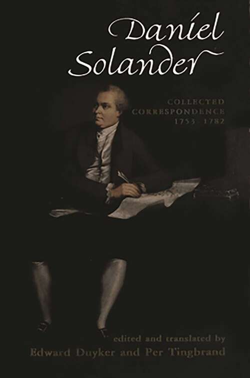 Book cover of Daniel Solander