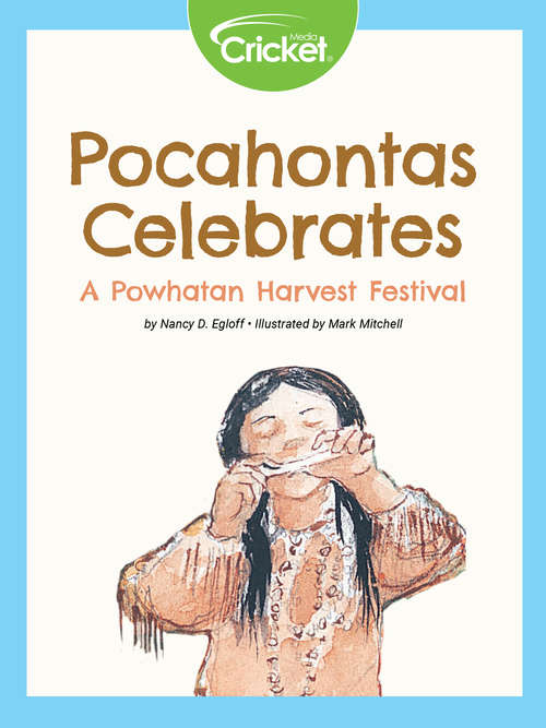 Book cover of Pocahontas Celebrates: A Powhatan Harvest Festival