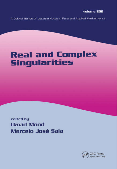 Book cover of Real And Complex Singularities