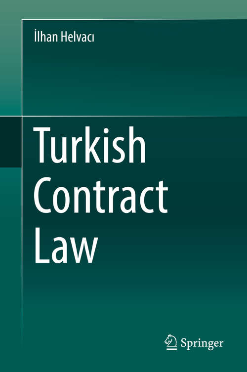 Book cover of Turkish Contract Law