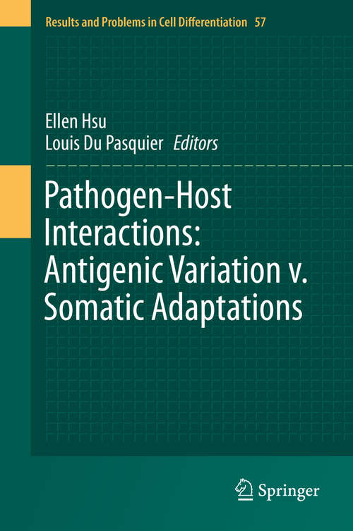 Book cover of Pathogen-Host Interactions: Antigenic Variation v. Somatic Adaptations