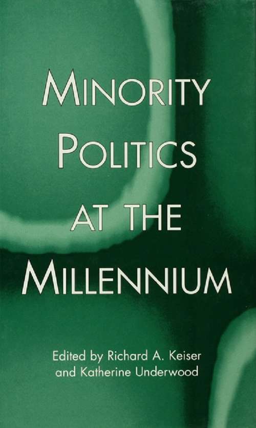 Book cover of Minority Politics at the Millennium (Contemporary Urban Affairs)