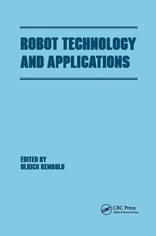 Book cover of Robot Technology and Applications