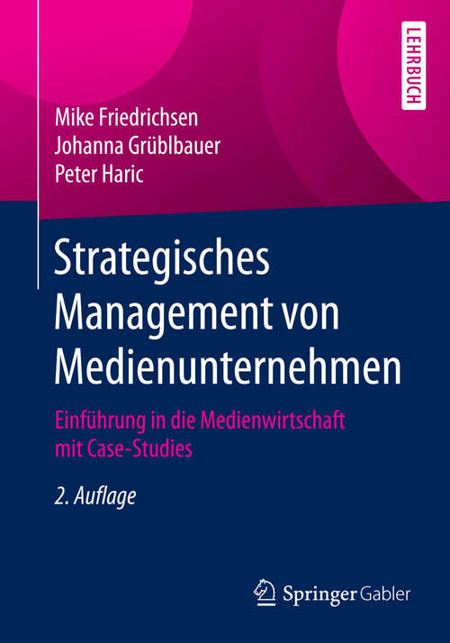 Book cover of Strategisches Management von Medienunternehmen