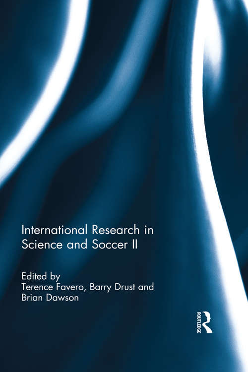 Book cover of International Research in Science and Soccer II