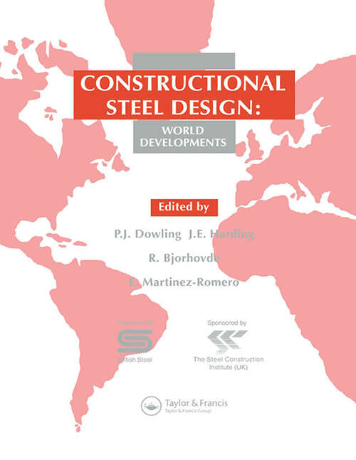 Book cover of Constructional Steel Design: World developments (1)