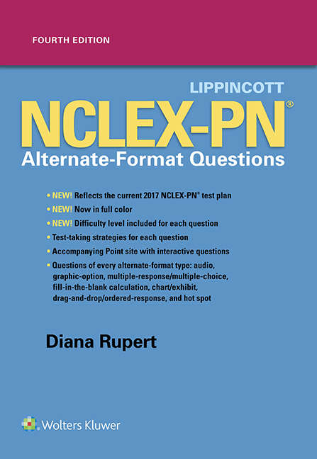 Book cover of Lippincott NCLEX-PN Alternate-Format Questions: Alternate-format Questions (3)