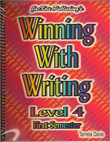 Book cover of Winning with Writing Level 4 First Semester