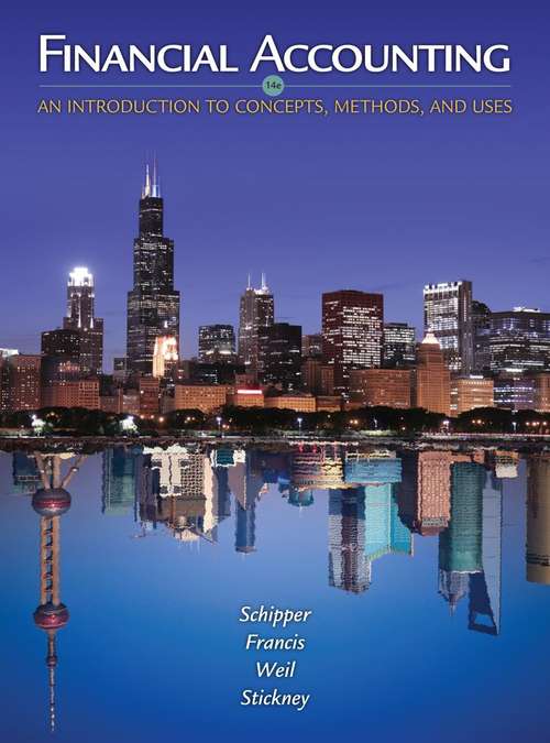 Book cover of Financial Accounting: An Introduction To Concepts, Methods And Uses