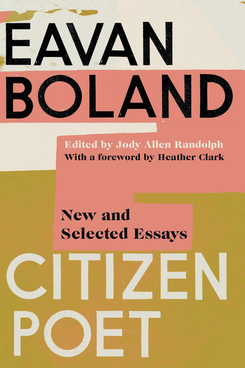 Book cover of Citizen Poet: New and Selected Essays