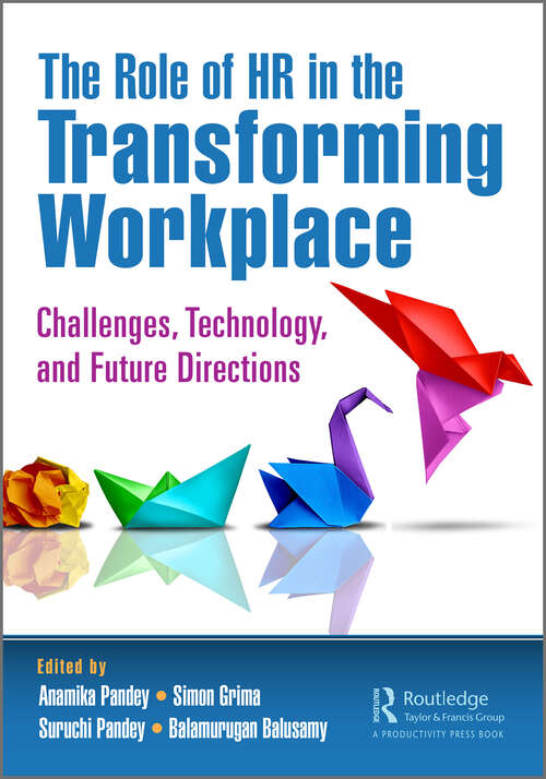 Book cover of The Role of HR in the Transforming Workplace: Challenges, Technology, and Future Directions
