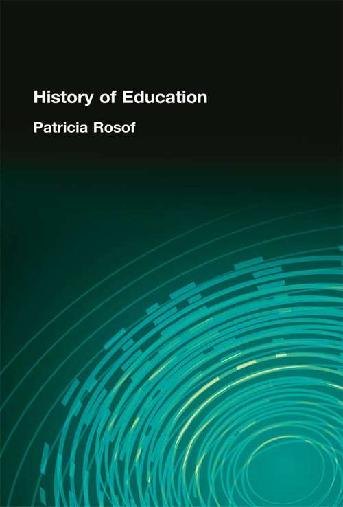 Book cover of History of Education