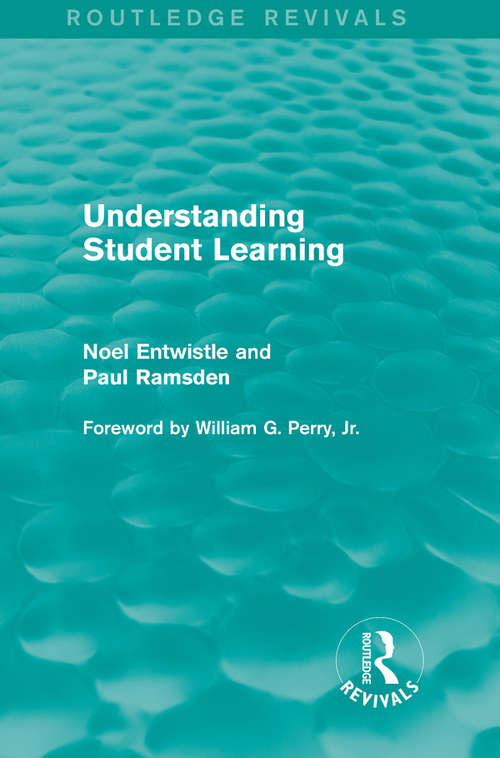 Book cover of Understanding Student Learning (Routledge Revivals)