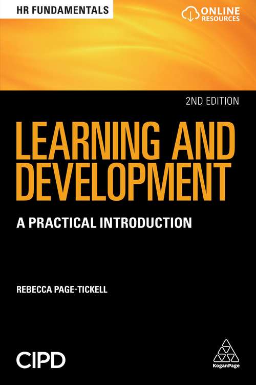 Book cover of Learning and Development: A Practical Introduction (HR Fundamentals #7)