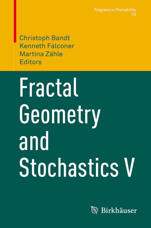 Book cover of Fractal Geometry and Stochastics V